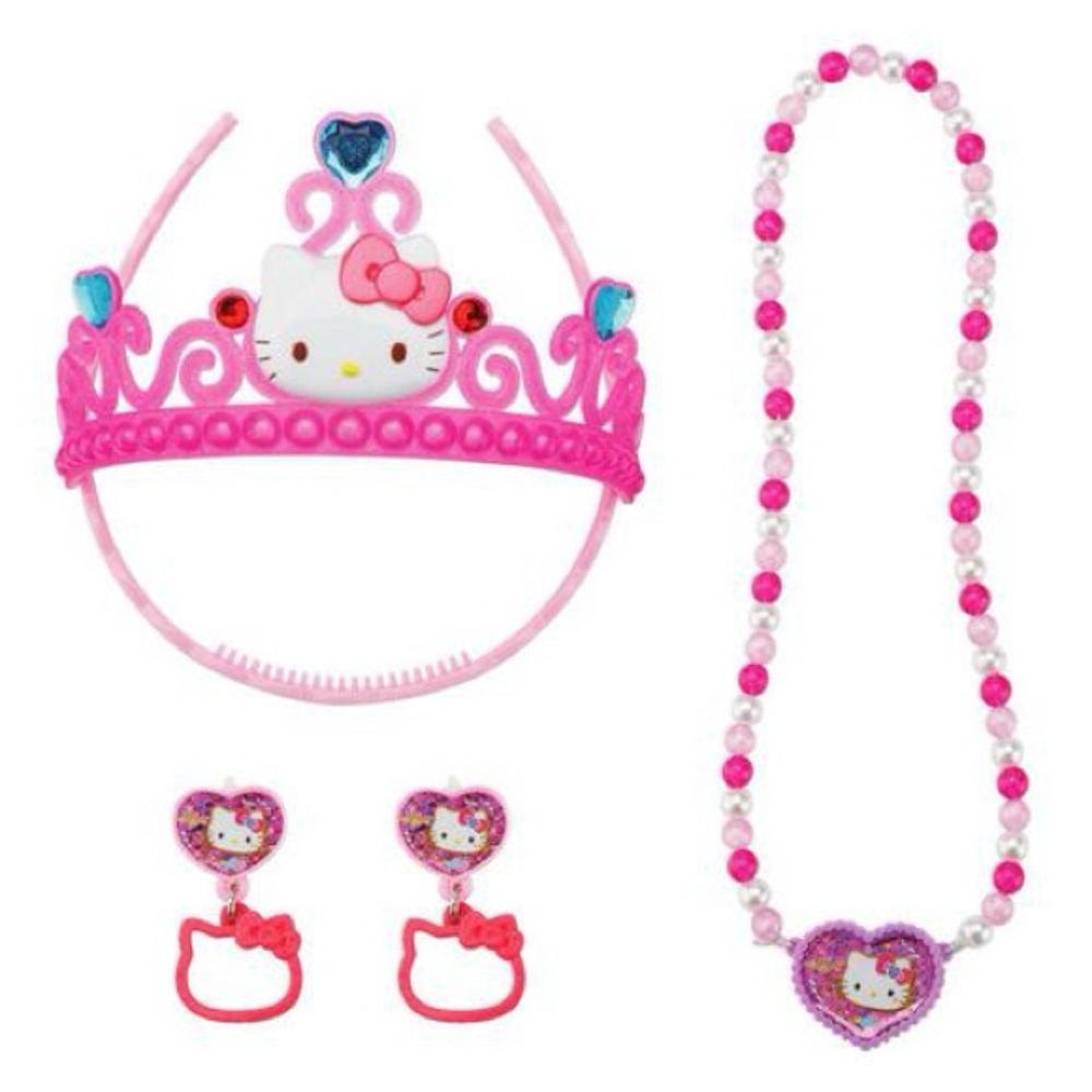 Hello Kitty Crown & Jewelry Set